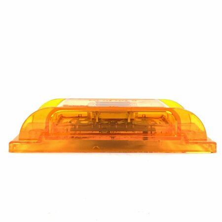 TRUCK-LITE Led, Yellow Rectangular, 8 Diode, Marker Clearance Light, Pc, 2 Screw, Fit N Forget M/C, 12V 21275Y